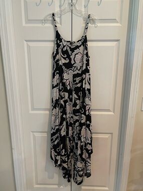 Sam & Jess Paisley Floral Handkerchief Hem Jumpsuit — Size L